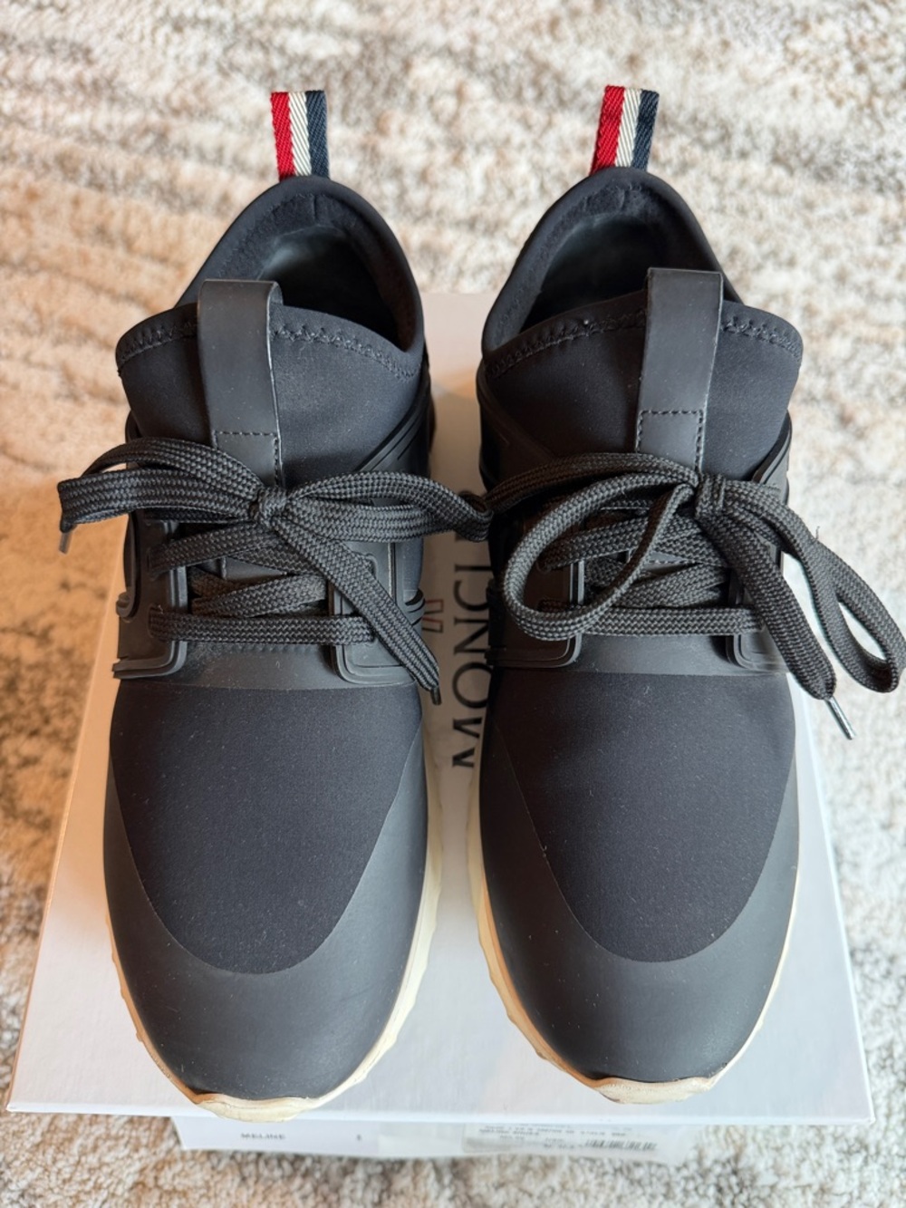 Moncler Meline Black Women Sneakers.